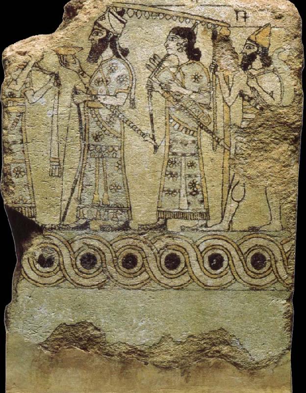 unknow artist Who brought the soldiers from the Assyrian Naxi dial II